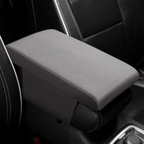 Automobilio porankių dėžutės aukščio pagalvėlė Universali atminties putų aukščio pagalvėlė Universali automobilio centrinio porankio apsauginė pagalvėlė Atrama pilka spalva