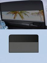 Double Layer Magnetic Car Sunshade, Sun & Heat Insulation, Breathable Mesh & Blackout Layer
