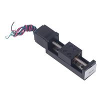 Mini Linear Rail Guide Slide Actuator 28 Stepper Motor 50mm Stroke DIY CNC Router Parts X Y Z Stage with T Screw Rod