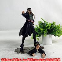 Anime Figure Jojo Bizarre Adventure Kujo Jotaro Stardust Crusaders Collectible Pvc Model Desktop Decoration Gift For Men