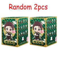 Demon Slayer Tanjiro Kamado Nezuko anime animacinis personažas aklas dėžutė kūrybingas individualizuotas statulos modelis ornamentas staigmena dovanų dėžutė