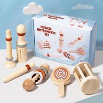 Kūdikių muzikiniai žaislai Montessori mediniai žaislai Vaikų mušamieji instrumentai Ankstyvojo ugdymo žaislai Gimtadienio dovanos mažiems vaikams mergaitei berniukui