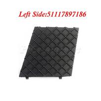 Pora juodų BMW E60 E61 M buferio dangtelių 51117897186 51117897184 E60 E61 automobilio priekinio buferio apatinės grotelių apdailos plokštės dangtelis