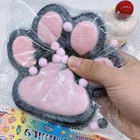 Taba Giant Paw Squishy for Kid Adult Big Cute Furry Cat Paw Mochi Squishy Sticky Sensory Fun Toy Stress Relieving Fidget Gift