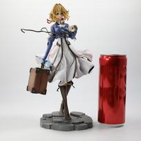 24cm Violetinė Evergarden Modelis GK Statulėlės Žaislai Anime Veiksmo Figūrėlė Kolekcija Figuras Q Versija Lėlė Ornamentas Manga Figūrėlė Dovana gray