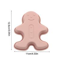 Christmas Silicone Baking Molds Food-Grade Tree Gingerbread Santa Shape Cake Chocolate Mousse Mould Non-Stick DIY Holiday Tools
