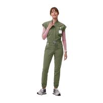 Nianqing Hand Washing Clothes One-Piece Set High-Quality Operating Room Medical Nurse Clothes Work Clothes Set Bat Sleeve Women XS