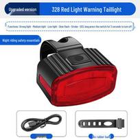 LED Mountain Bike Headlight & Taillight Set for Night Riding - Outdoor Cycling Safety Lights