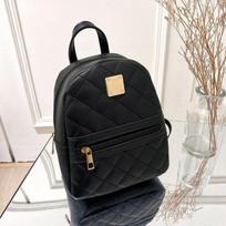 Moterų kuprinė PU odinė mini daugiafunkcinė moteriška telefonų dėklas Moterų mokyklinė kuprinė pečių krepšiai moterims Mochilas One Size juoda