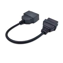 New For TOYOTA 22pin to 16pin Female Obd2 Cable OBD1 to OBD2 Connect Cable Adapter Cable.