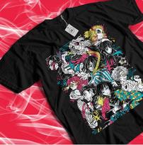Demon Slayer Pillars TShirt, Kimetsu No Yaiba Hashira Anime Graphic Tee, Pillars L