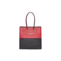 Alexander McQueen The Tall Story Odinė pirkinių rankinė Moteriškos rankinės Juoda Raudona 624973-1LYD7-1065 Basic Set (Bag+Dust Bag)
