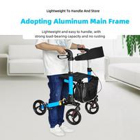 Foldable Pulley Training Mobility Aid Elderly Disabled Rehabilitation Walking Assist Rollator Household Aluminum Alloy Walker