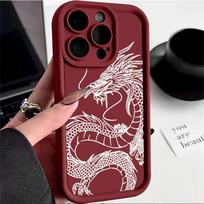 Phone Case For OPPO Reno 13 F 5G 4G Reno 13 FS 13F 13FS Case Shockproof Silicone Soft Protect Cover Chinese Dragon Print Pattern Oppo Reno13FS 5G