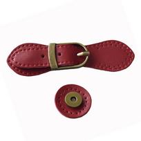Bag Magnetic Buttons Genuine Leather Bronze Hasp Buckle Cambridge Bag Fastener Women Handmade DIY Crossbody Handbag Accessories