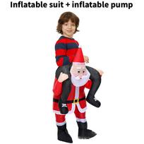 Christmas Santa Claus Inflatable Costume For Celebrations And Seasonal Gatherings Child