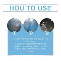 Car Ceramic Detail Spray For Paint Care – Reduces Dirt Adhesion, Enhances Water Resistance & Adds Transparent Protection one size