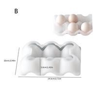 Braid Texture Egg Tray Basket Silicone Molds Handmade Easter Decorative Storage Plate Plaster Cement Mould Uv Epoxy Resin Mold B