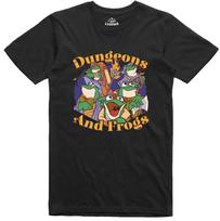 Funny T Shirt Mens RPG Dice Dungeons and Frogs Role Playing Regular Fit Tee XL