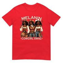 Melanin Cowgirls African Melanin Cowgirl Swag Black History TShirt S
