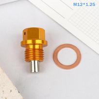 M12x125 Magnetic Oil Drain Plug Multicolor Oil Sump Nut High Performance Easy Use For Automotive Engine Repair A3