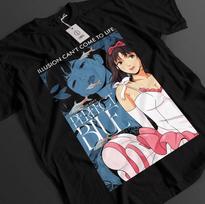 Perfect Blue Shirt Kirigoe Mima Tshirt Rumi TShirt Me Unisexia Top Dark Anime Tee S