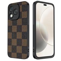Compatible with Honor 400 Lite phone case, plaid fiber lambskin ultra-thin shockproof 200 Lite protective cover honor 400 lite ruda