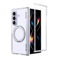 Cross-border Amazon applicable Samsung Z Fold 8 Ultra mobile phone case magnetic fulcrum bracket 360 degree rotation samsung z fold 8 ultra / z fold 7 skaidri