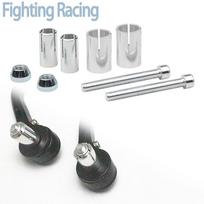 2 rinkiniai 13-19 mm Motociklo praplėtimo varžtai Rankenos apsaugos Rankenos galo kamšteliai Varžtas Universalūs praplėtimo varžtai Rankenai Priedai one size