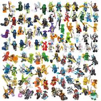104PCS Ninja Skeletons Anaconda Tribe MiniFigures Toys Fit Lego Kids Gift
