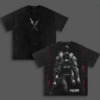 Vintage Jujutsu Kaisen Toji Fushiguro Washed T Shirt Anime Graphic Tee Unisex XL