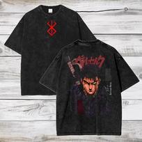 Berserk TShirts Washed Cotton Tees Unisex ANIME Berserk TShirts XL