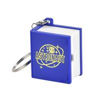 Foldable 3D Book Keychain Novelty Design Bomb Explosion Book Magic Book Keychain  Birthday Gift Style B