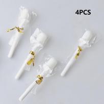 Nose Hair Removal Waxing Stick Kit 4 8 10 Pcs Disposable Applicators Painless Nose Wax Stick for Men Women Fast Home Use 4PCS balta