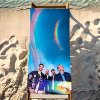 Band C-Coldplay Towel Beach Towel Travel Lightweight Skin Friendly For Pool Beach Camping Cruise Summer STJ40x70CM