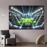 Futbolo Stadiono Gobelenas Futbolo Sienos Pakabinamas Šauni Sportinė Estetika Kambario Dekoras Fono Audinys Miegamajam Svetainei Barui 40X60CM gray