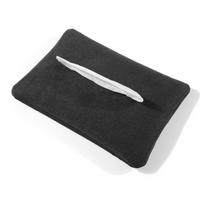 Faux Suede Car Tissue Boxes Multifunctional Car Sun Visor Back Seat Hanging Tissue Bag Organizer For Car Accessories