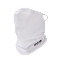 Full Face Mask Balaclava Breathable Sun Uv Protection Summer Ice Silk Sun Protection Bike Mask Motorcycle Scarf Neck Gaiter balta