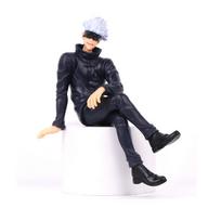 Jujutsu Kaisen Cute Yuji Itadori Gojo Satoru Q Ver. PVC Action Figures Anime Figure Model Toys Collection Doll Gift pilka spalva