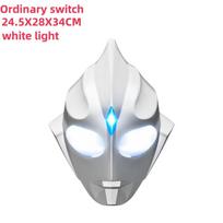 Anime Ultraman Headgear Tiga Helmet Glowing Mask Halloween Performance Cos Mask Switch Toy Adult Gift Cosplay Prop Gifts Toys battery-powered
