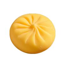 Colorful Dumpling Squishes Stress Balls Fidget Sensory Toys Simulation Food Squishies Bun with Steamer Squeeze Dough Ball Gifts One Size geltona
