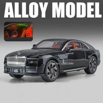 1:24 Rolls Royce Cullinan Spectre Cars Toys Models Alloy with Light Sound Miniature Car Wheel Steering Vehicles Model Ornament