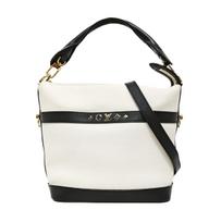 [Pre-Owned] Cruiser Series Gold Metal Accessories Brand Logo Soft Grain Calfskin Bucket Bag Shoulder Crossbody Tote Bag Small - Very Good #MCQZQJ ONE SIZE