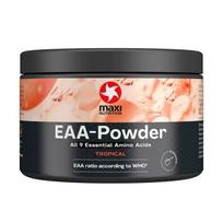 MAXI NUTRITION EAA milteliai Tropical – Nepakeičiamos aminorūgštys raumenims ir atsistatymui