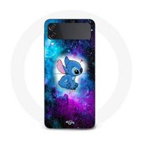 Coque Samsung Galaxy Z Flip4 Stitch ohana espace coloré