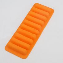 Useful Silicone Ice Cube Tray Mold Ice Mould Water Bottle Ice Cream Markers Tool AVE One Size oranžinė