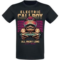 Crew Neck T - Shirt with Electric Call Boy Cyber Skull Gamer Creative - Inspired Graphic Featuring Rock Art for Fans Electric S juoda