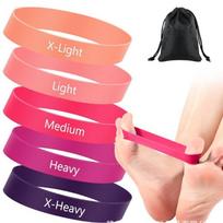 5pcs Foot Care Foot Stretcher Hallux Valgus Alignment Resistance Loop  Yoga Exercise 1