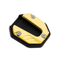 Motorcycle Bike Parking Kickstand Extender Foot Side Stand Pad Support Plate Motorbike Accessories geltona
