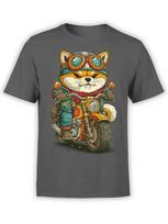 Road Rebel Shiba Inu TShirt Unisex S